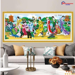 Tranh đính đá 12 cô tiên 1m81 x 75cm