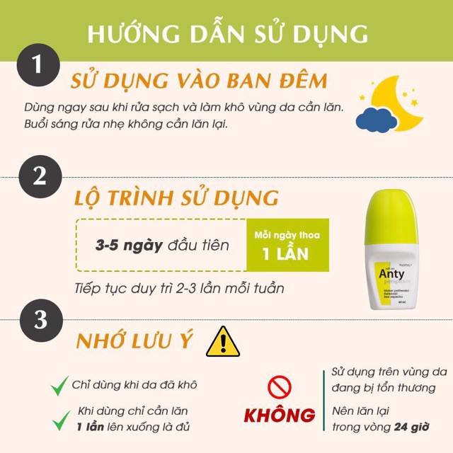 Lăn khử mùi Anty perspirant Roll-on