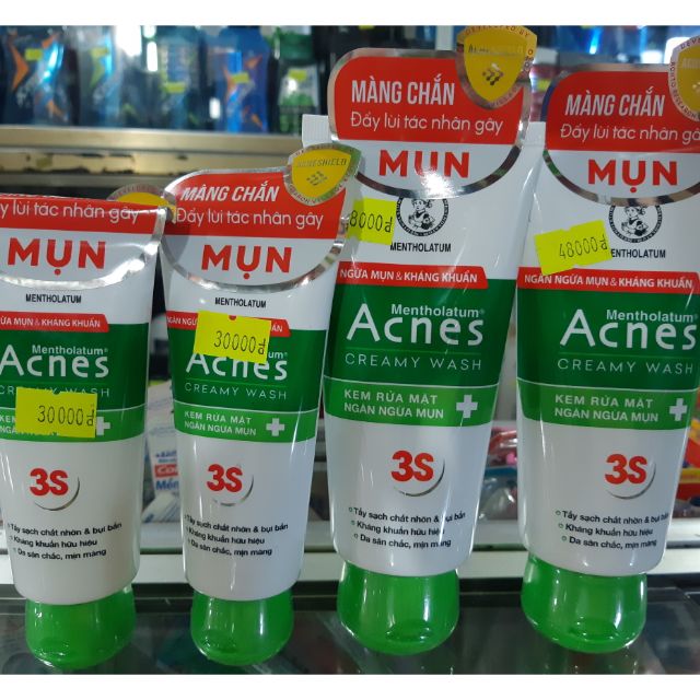 Kem rửa mặt Acnes ngăn ngừa mụn 50g-100g