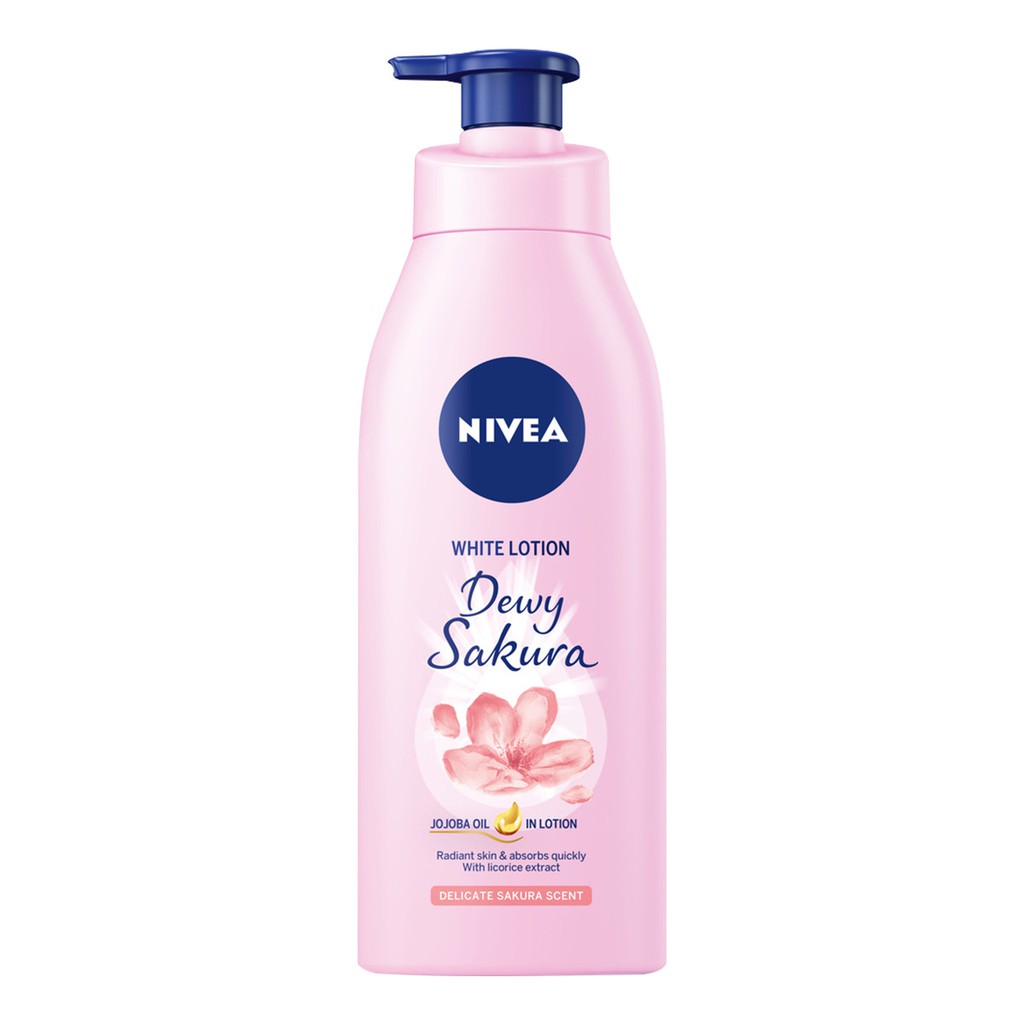 Sữa Dưỡng Thể Dưỡng Trắng Nivea Hương Hoa Anh Đào 350ml