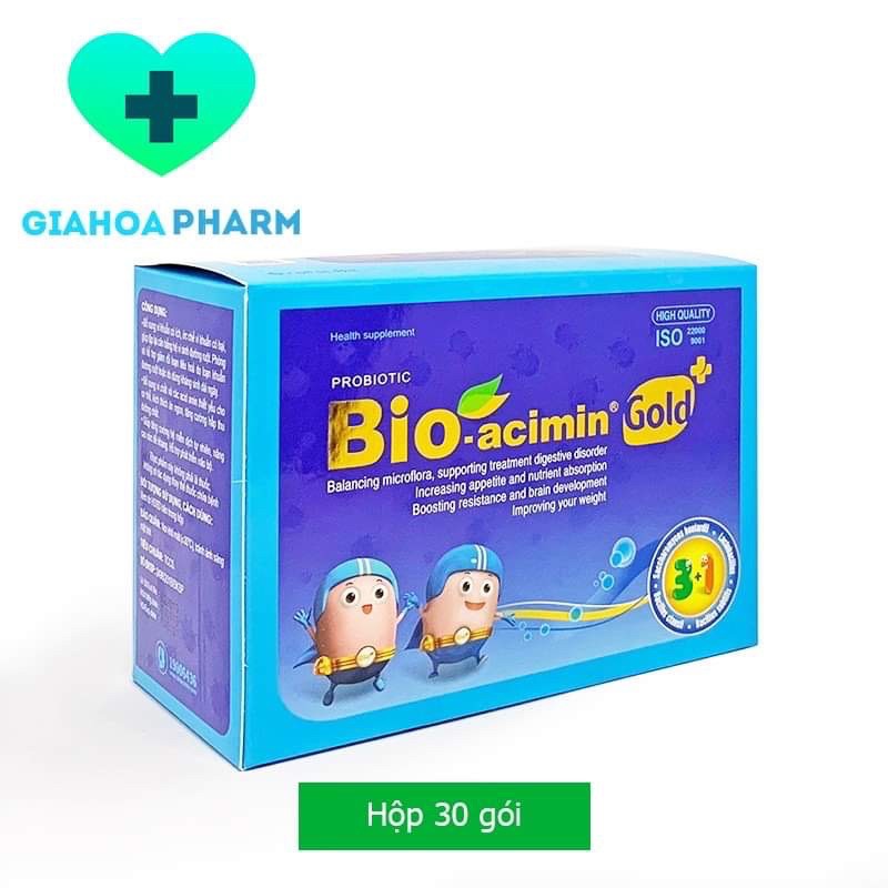 Bio-Acimin Gold+ - Cốm vi sinh giúp tiêu hoá khoẻ, trẻ ăn ngon