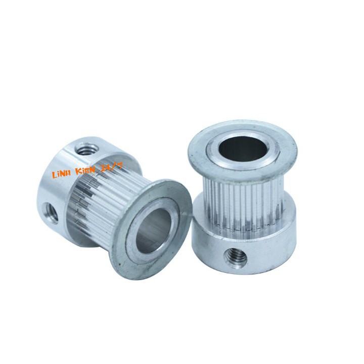 Puly Bánh Răng Nhôm MXL 16 Răng Bản 7mm Trục 5mm