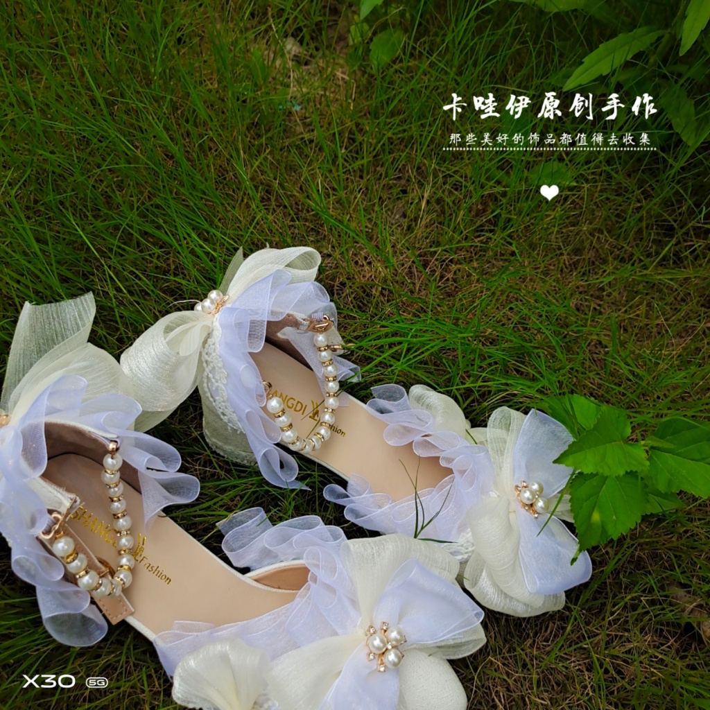 GIÀY CAO GÓT VUÔNG LOLITA  4447