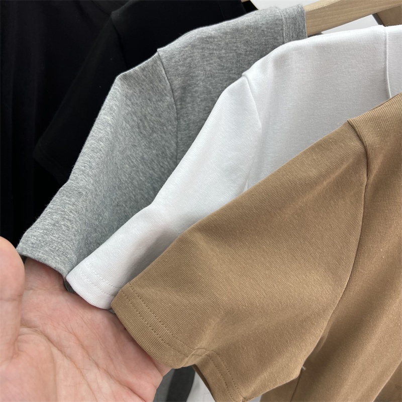 NRVP Áo thun cotton tay ngắn cổ tròn thời trang mùa hè phong cách Hàn Quốc cho nữ