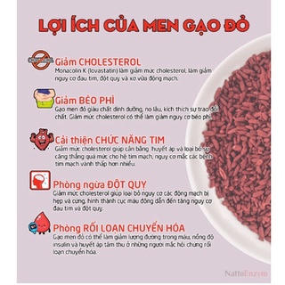 Bột gạo men đỏ 100g / Bột hồng cúc