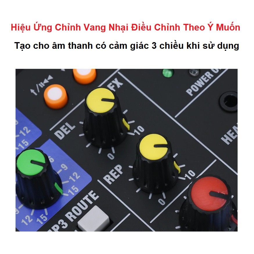 Bàn Mixer G4 live stream được hỗ trợ màn hình LED có bluetooth kiêm 2 mic không dây tiện cho oto loa kéo và các loa khác