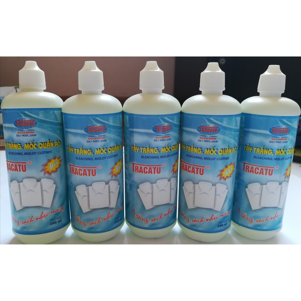 TẨY MỐC TẨY TRẮNG QUẦN ÁO TRACUTA HÀNG VIỆT NAM 500ml