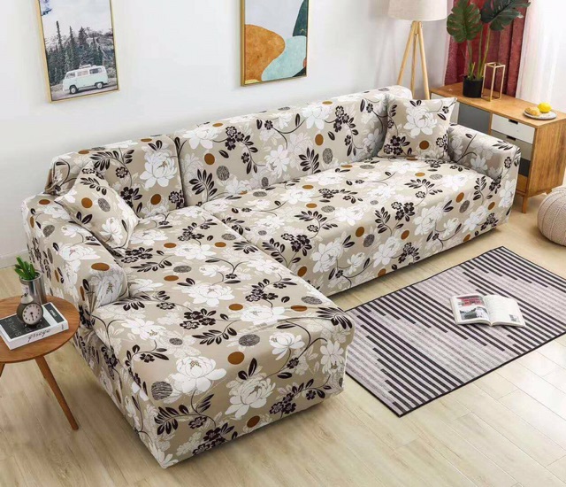 Sét bộ bảo vệ Sofa () vải thun co dãn 4 chiều