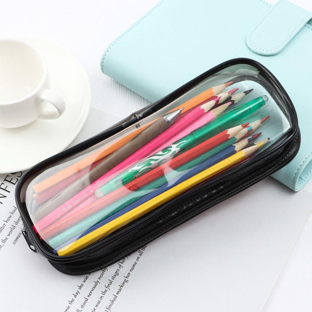 Túi Đựng Bút Trong Suốt Sức Chứa Lớn Sắp Xếp Gọn Gàng Cho Văn Phòng
