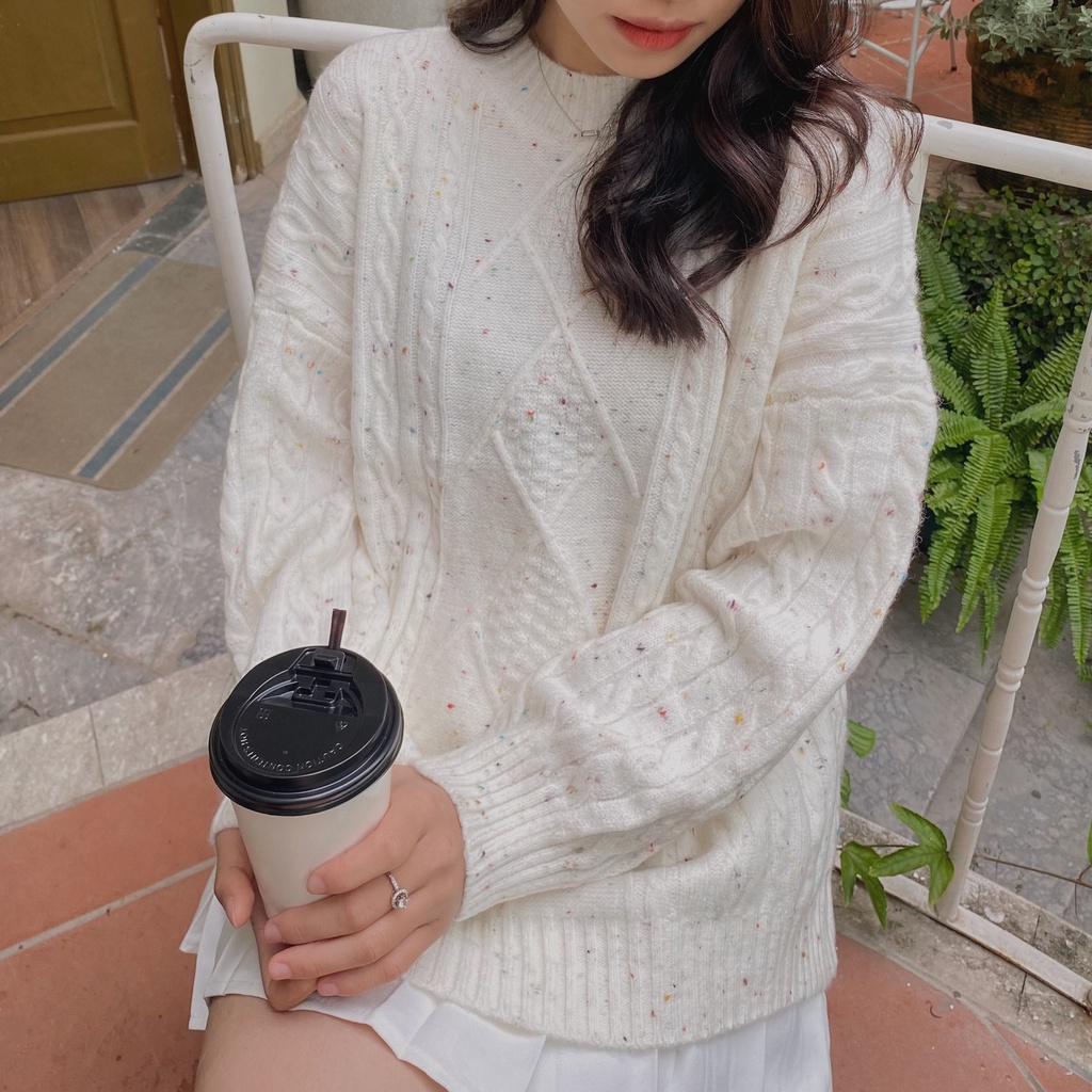 [Mã 2611THTRANG100K hoàn 10% xu đơn 99K] Áo len họa tiết tiêu nhiều màu A2043 và A2119 SUSTORE | BigBuy360 - bigbuy360.vn