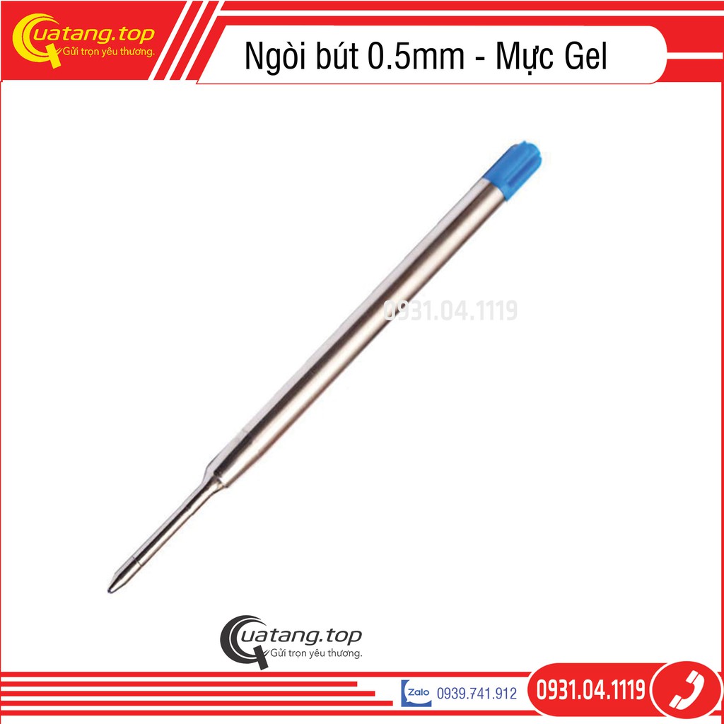 Ruột bút ký 0.7mm, mực xanh Dùng thay ngòi cho bút ký tên loại bấm hoặc bút xoay để mở ngòi chuyên cho bút ký tên