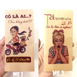 SET 10 BAO LÌ XÌ ĐỘC LẠ - LỰA MẪU (28 mẫu)