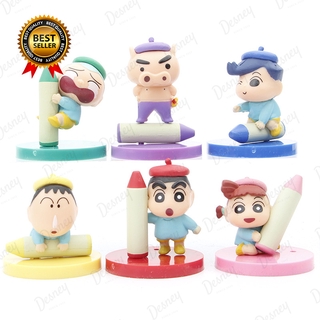 Set 6 Mô Hình Nhân Vật Shin-Chan Dễ Thương