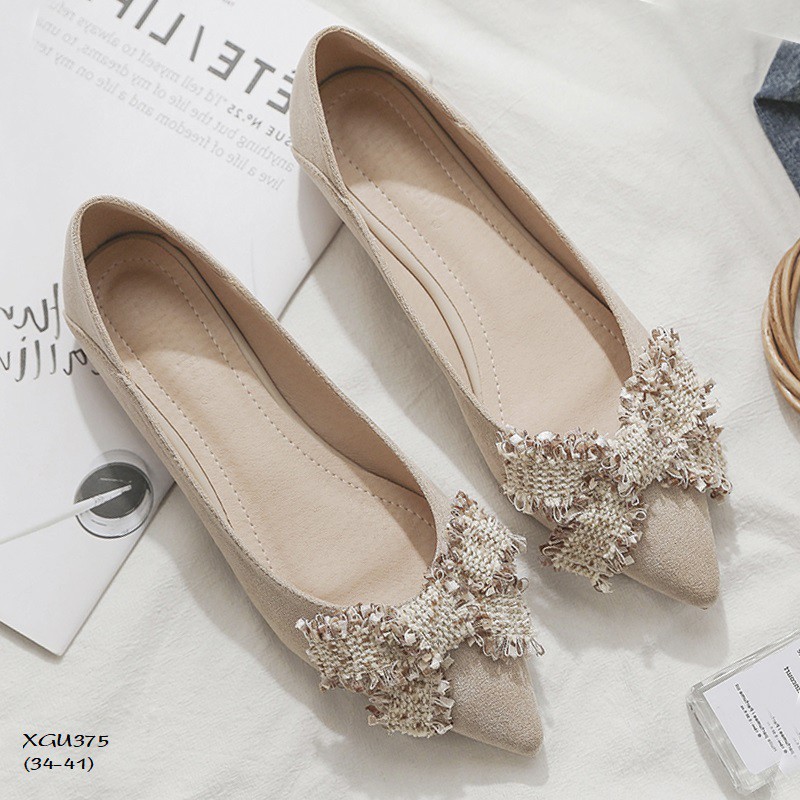 XGU375 Giày búp bê nữ xinh xắn dễ thương | BigBuy360 - bigbuy360.vn