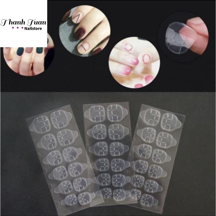 Miếng keo hai mặt dán móng up, miếng dán nail box  - Phụ kiện đồ nail