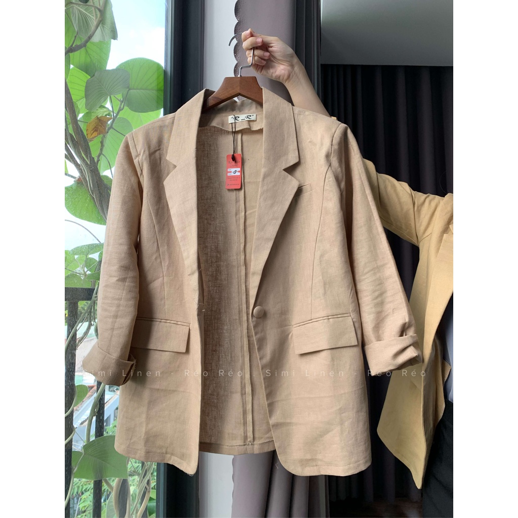Blazer Linen 3 túi- trẻ trung, hiện đại, nhẹ nhàng
