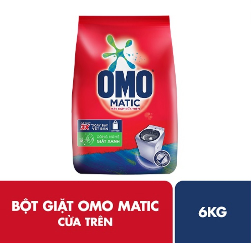 Bột Giặt OMO Matic Cửa Trên 6KG