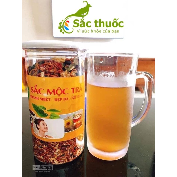 Sắc mộc trà GIẢI ĐỘC THANH NHIỆT ĐẸP DA GIỮ DÁNG mom beauty HỘP 500GRFreeship💥 | BigBuy360 - bigbuy360.vn