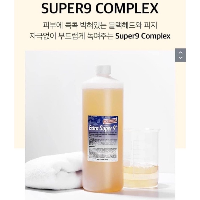 [1 LÍT] Dung Dịch Ủ Mụn Đầu Đen SPA MEDIPEEL Extra Super 9 Chai 1 Lít