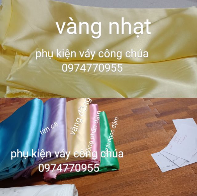 Vải phi bóng.