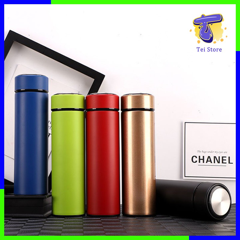 Bình Giữ Nhiệt 500ml Thời Trang, Bình Giữ Nhiệt Inox không Gỉ D500