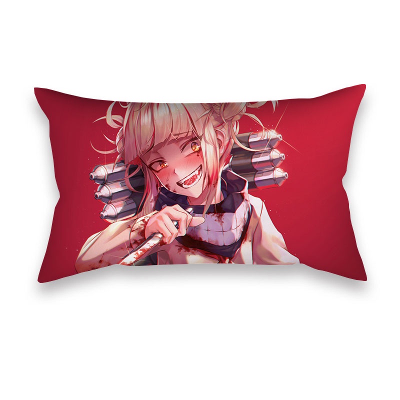 Vỏ Gối Vuông 50*30cm In Hình Nhân Vật Anime My Hero Academia Độc Đáo