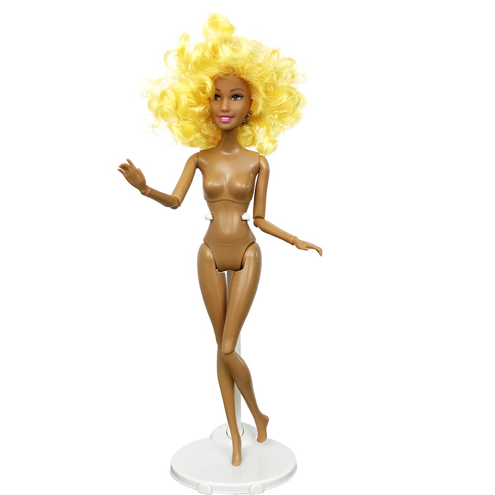 Đồ chơi búp bê barbie 30cm 12 búp bê khỏa thân có thể di chuyển được búp bê da đen châu phi