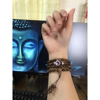 Vòng Trầm mix charm