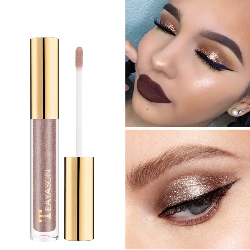 (Hàng Mới Về) Phấn Mắt Dạng Lỏng Ánh Kim Tuyến Lấp Lánh Không Thấm Nước Lâu Trôi | BigBuy360 - bigbuy360.vn