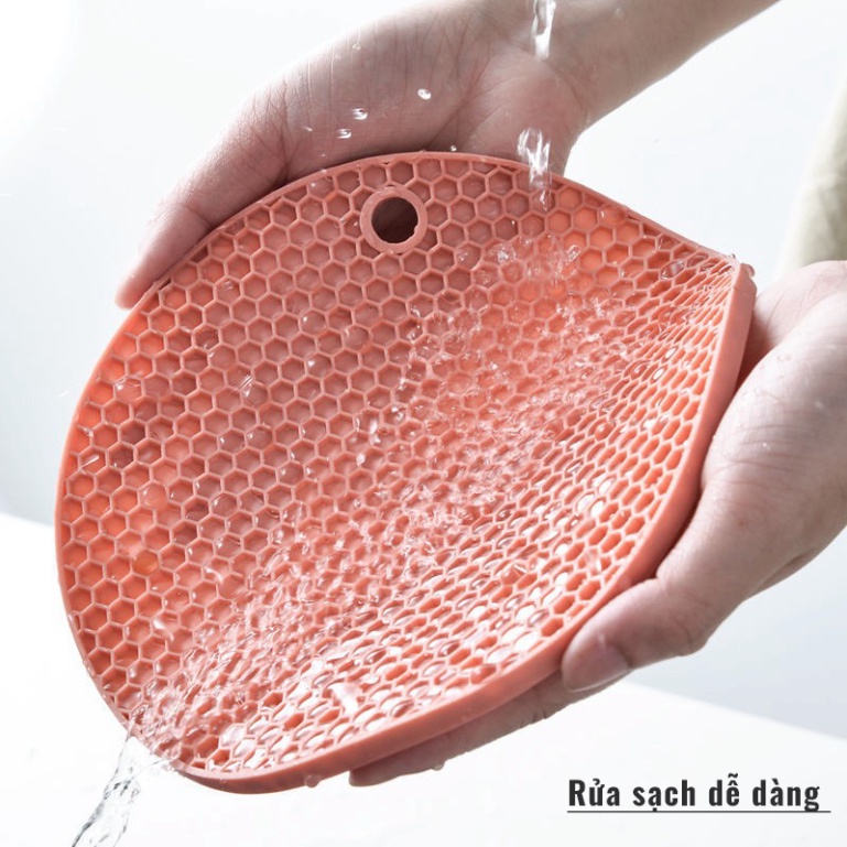 Lót Nồi Silicon Chống Nóng Chịu Nhiệt Phong Cách Bắc Âu.ahung