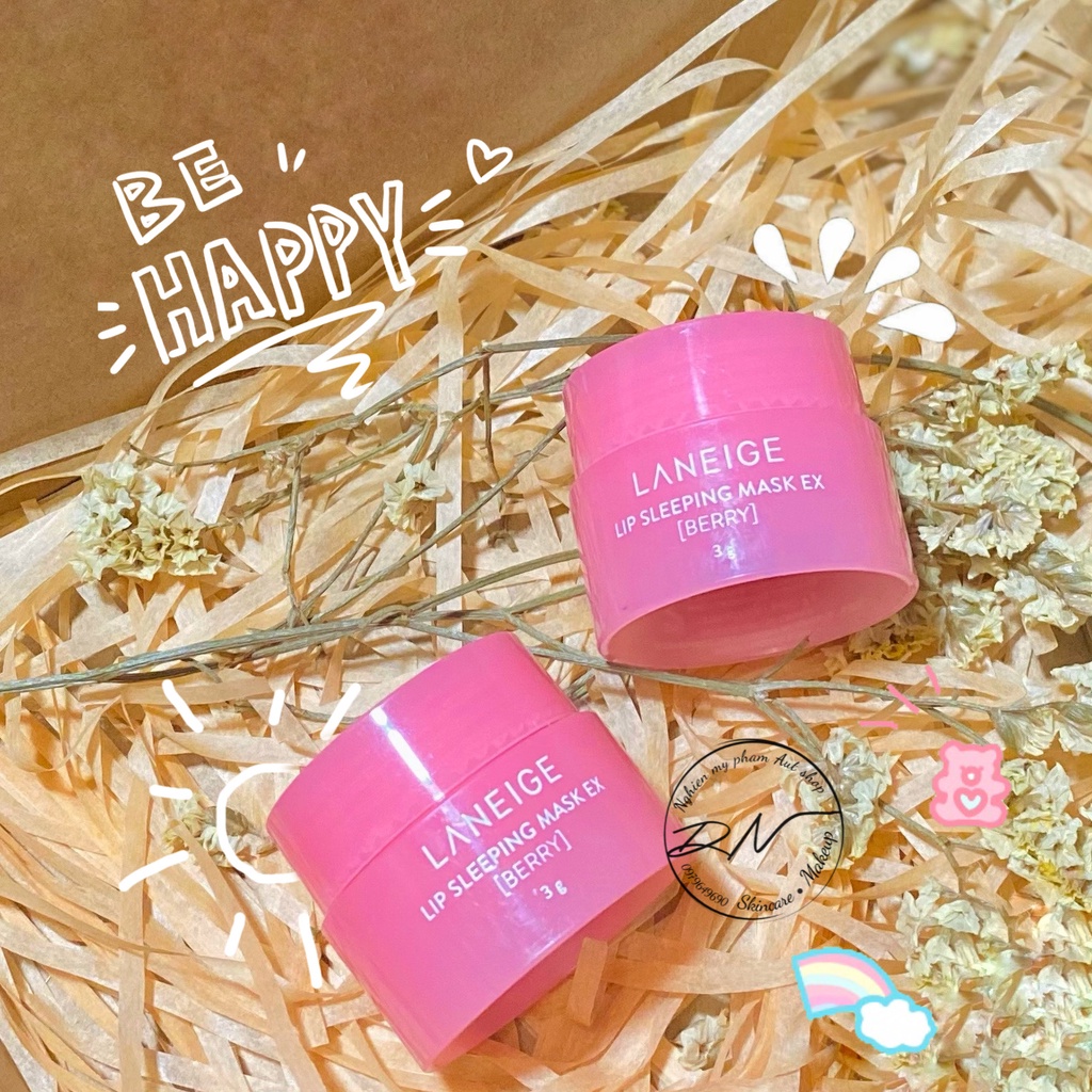 {Mini size} Mặt nạ ngủ cho môi Laneige Lip Sleeping Mask Berry 3g