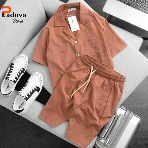 Bộ quần áo sơ mi đũi nam có cổ vải cao cấp, thoáng mát mẫu mới năm 2021 PADOVA – PV05 | BigBuy360 - bigbuy360.vn