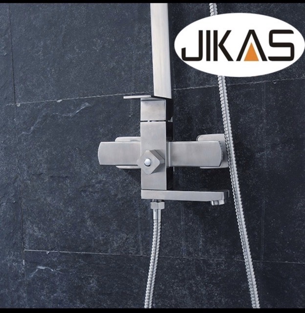 ( GIÁ HUỶ DIỆT) Bộ sen cay INOX 304 chính hãng JIKAS ( bảo hành 5 năm)