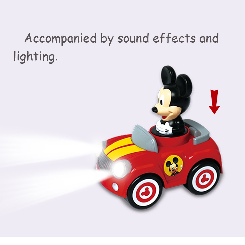 Xe Đẩy Có Đèn Và Âm Thanh Hình Chuột Mickey Disney 1: 32 Cho Bé Trai Và Bé Gái
