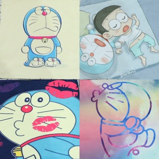 Khăn Vuông Sợi Tre Doremon Doraemon