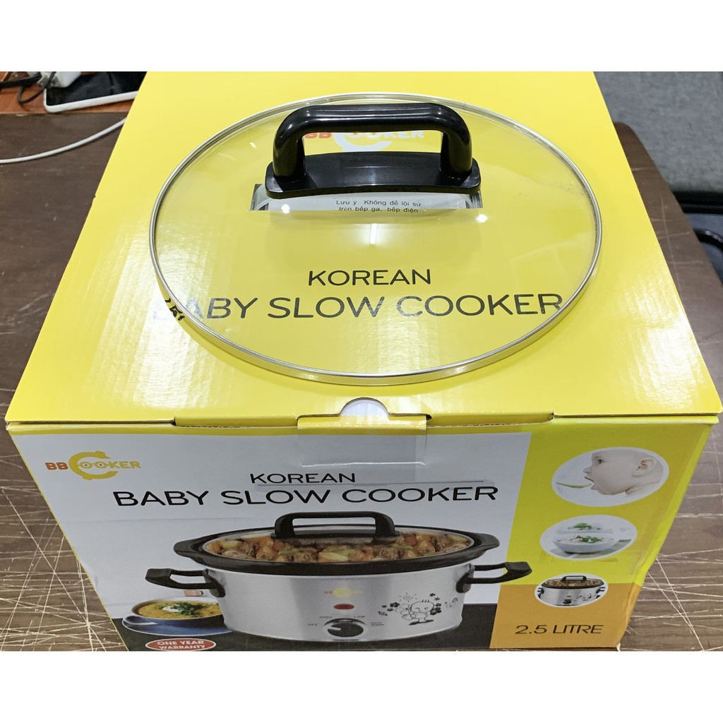 Nắp nồi nấu cháo hầm chậm BBCOOKER 1.5 - 3.5 Lít