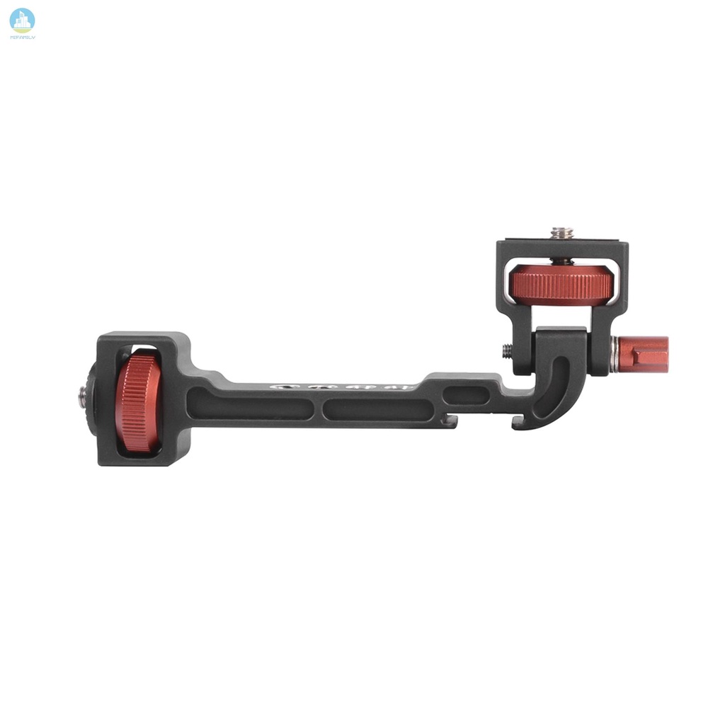 MI   DF DIGITALFOTO GROOT II Gimbal Stabilizer Rotatable Extension Bracket with 1/4 Inch Screw Cold Shoe Mount Phone Clamp for Mounting Monitor Microphone LED light Smartphone Compatible with Ronin S/SC zhiyun Weebill S/Lab/Crane 3S/Crane 2S
