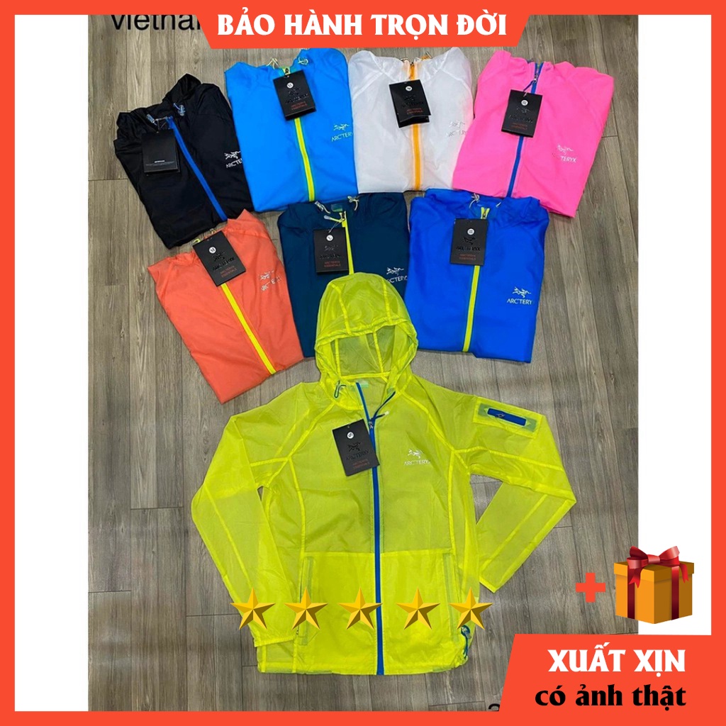 [  HÀNG CAO CẤP ] Áo khoác gió siêu nhẹ Arc’teryx [BẢO HÀNH TRỌN ĐỜI]