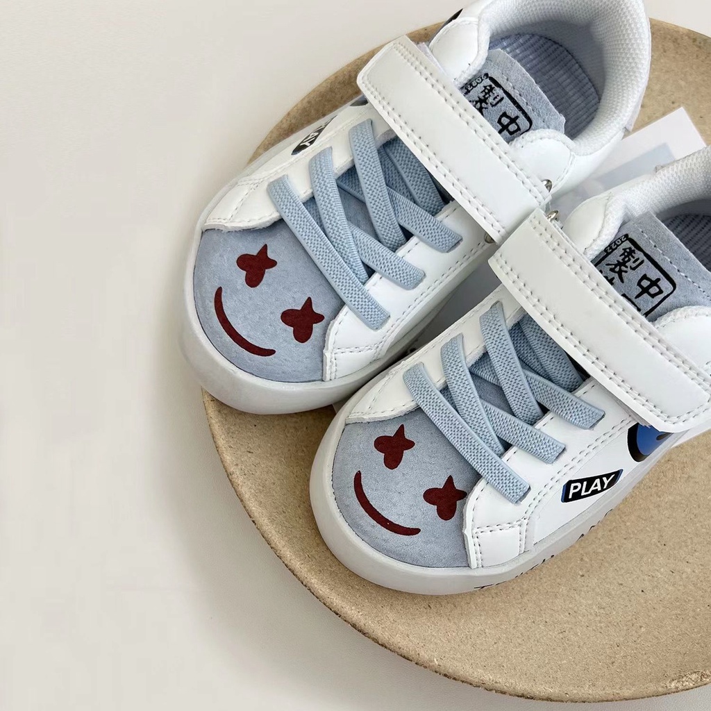 Giày Thể Thao Vải Canvas Đế Mềm Thoáng Khí Phong Cách Hàn Quốc Thời Trang Mùa Thu Cho Bé Gái