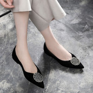 Giày Búp Bê Mũi Nhọn Size Lớn