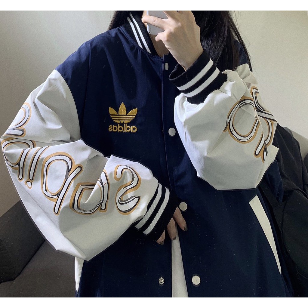 Áo khoác dù form rộng phối nút hình cú mèo thể thao - Mã 03 | BigBuy360 - bigbuy360.vn