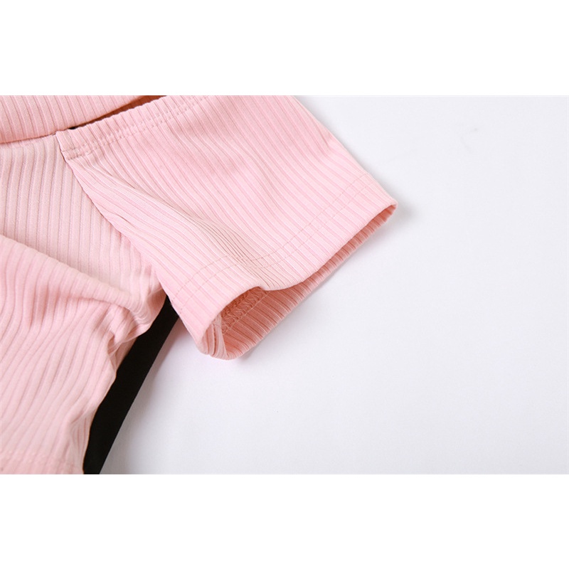 Đầm Tay Ngắn Phối Dây Xích Thời Trang Cá Tính Cho Nữ