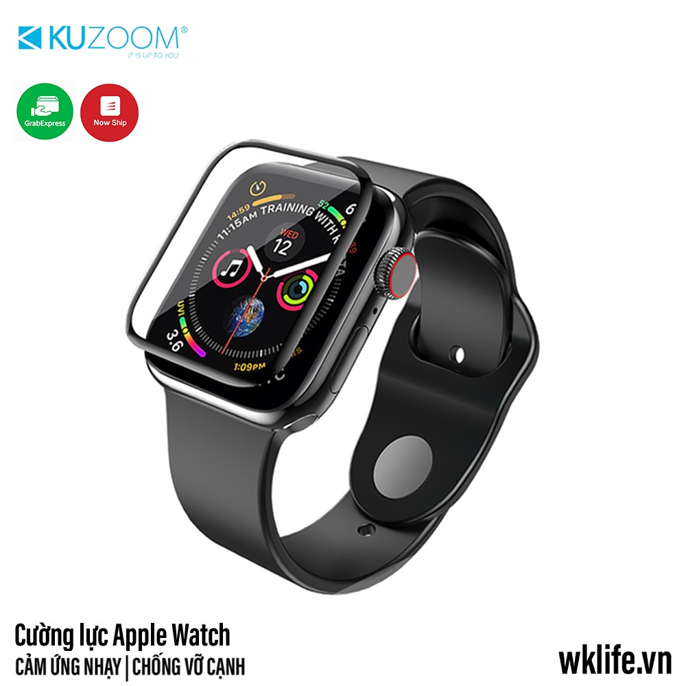 Kính cường lực Apple Watch Size 38/ 40/ 42/ 44 mm kính full keo full màn hình-5D- loại xịn