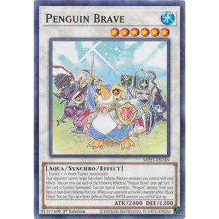 Thẻ bài Yugioh - TCG - Penguin Brave / MP21-EN189'