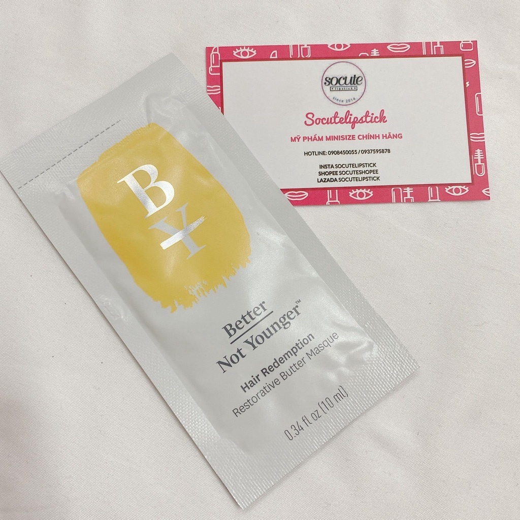 Sample Mặt nạ dưỡng tóc Better Not Younger Hair Redemption Butter Masque 10ml
