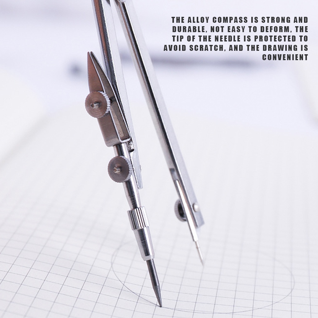 Bộ dụng cụ compa vẽ hình tròn chính xác trong môn toán học dành cho học sinh trong trường