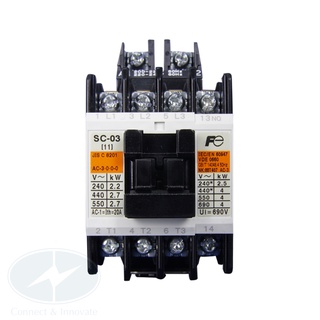 Contactor fuji electric sc-03 9a, 1no