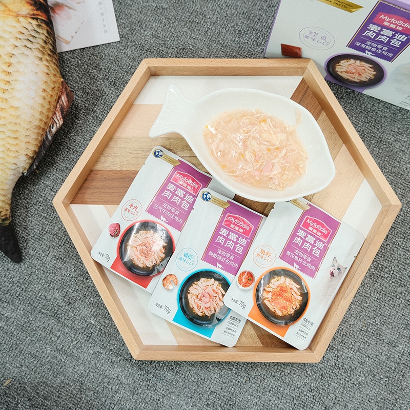 Pate thức ăn ướt cho mèo MY FOODIE cao cấp gói 70 gram