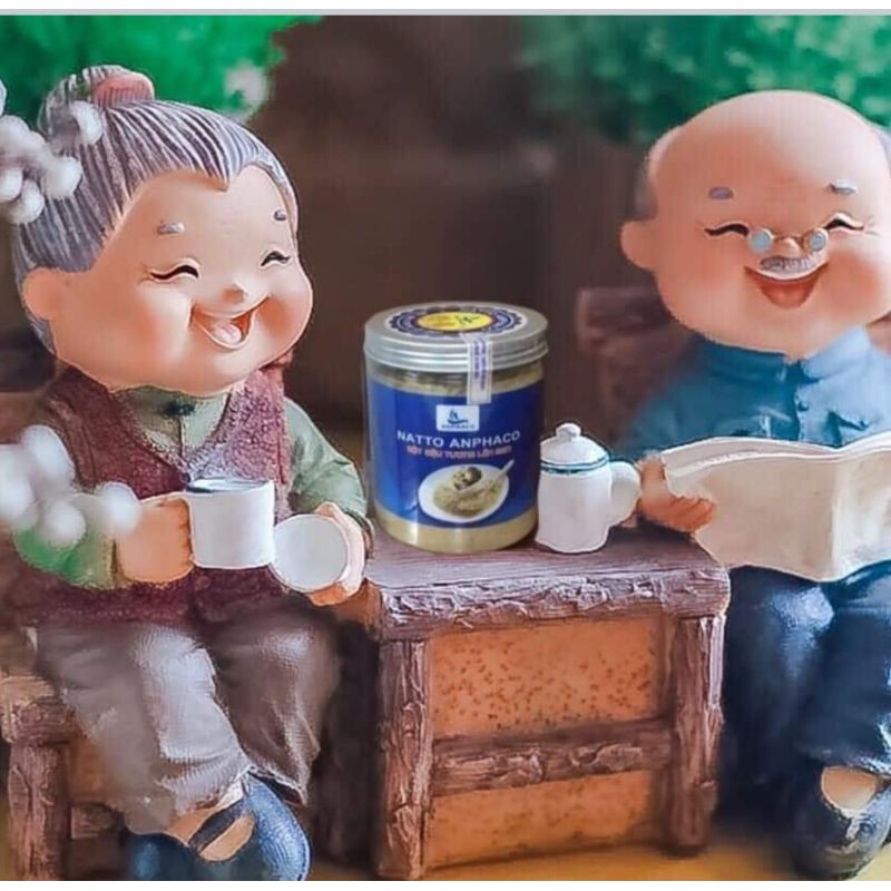 NATTO BỘT ĐẬU NÀNH LÊN MEN ANPHACO THỰC PHẨM CHAY NGỪA TÁO BÓN ĐỘT QUỴ HUYẾT ÁP MỠ MÁU