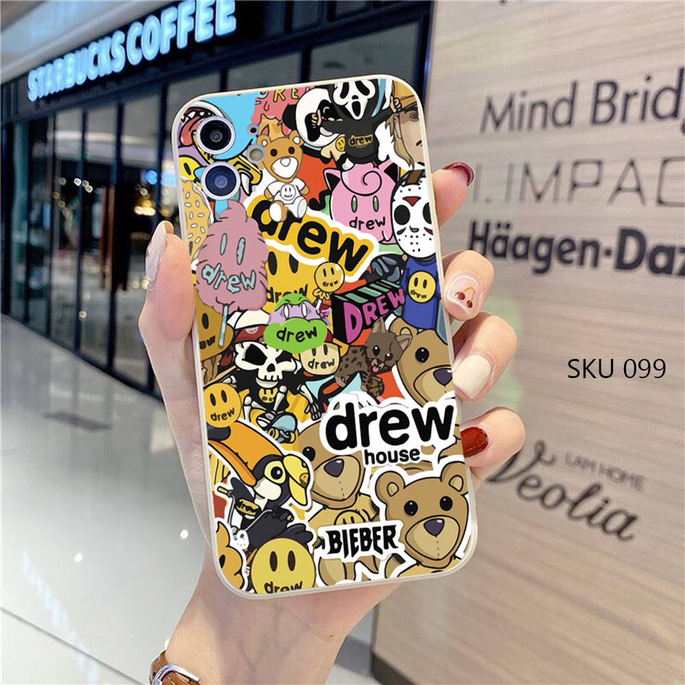 Trùm sỉ ôp lưng iphone Drew 7 chất dẻo  vuông cạnh bảo vệ camera xưởng ốp akira